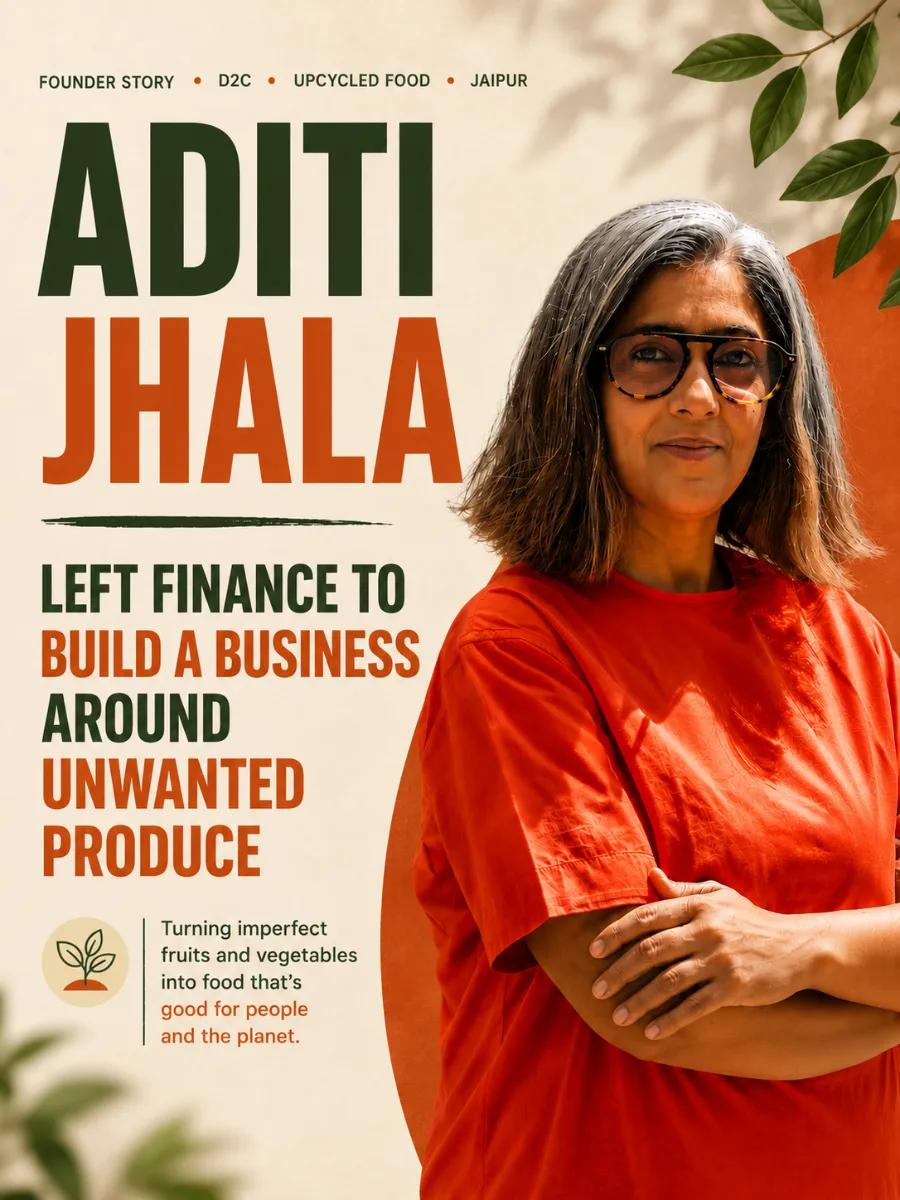 How Aditi Jhala Left Finance to Build a Business Around Unwanted Produce