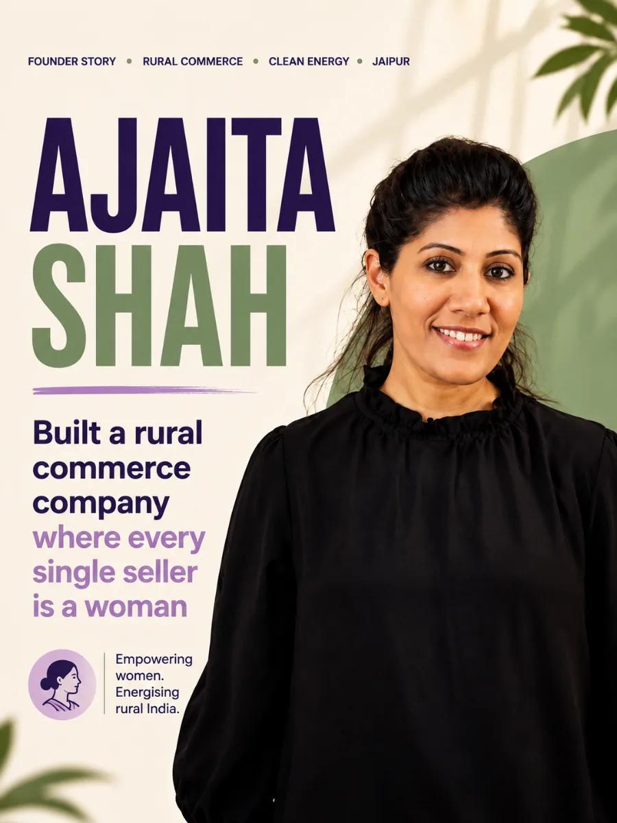 Ajaita Shah built a rural commerce company where every single seller is a woman