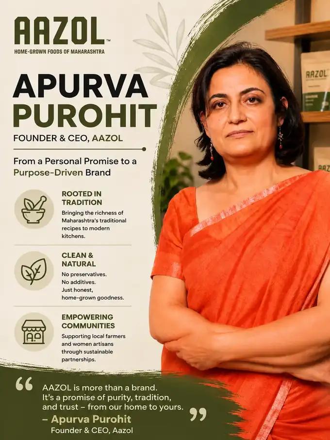 How Apurva Purohit walked out of running one of India’s largest media groups, and started a Maharashtrian foods brand at 57