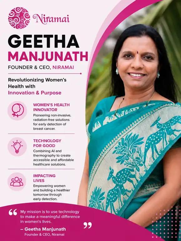 How Geetha Manjunath built Niramai, an Indian deeptech that screens for breast cancer without radiation