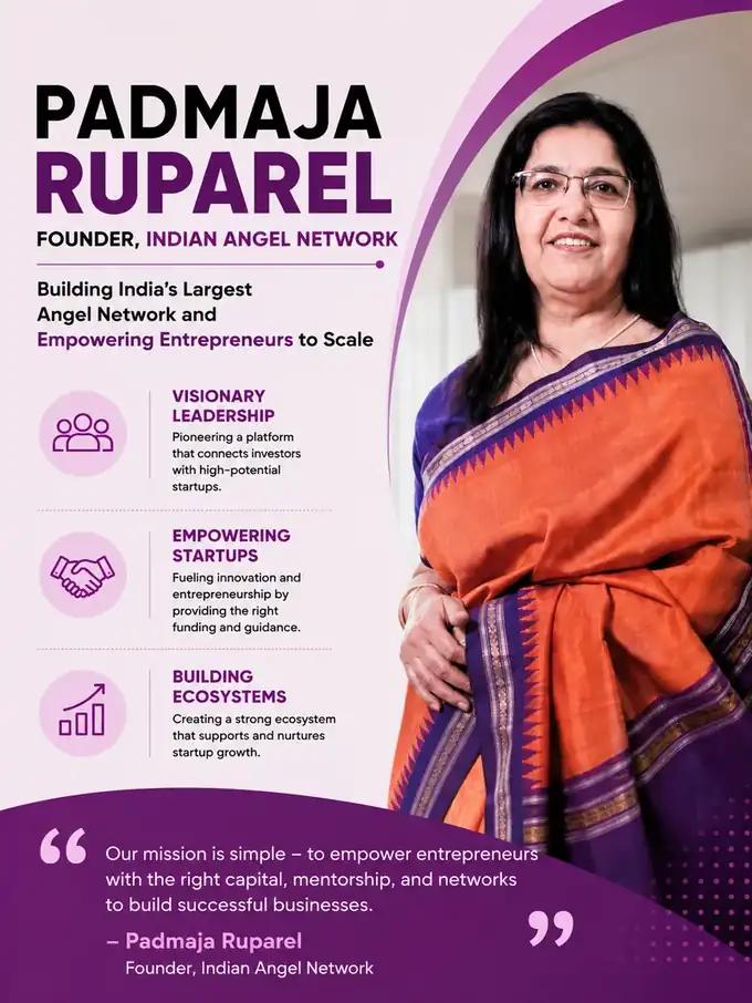 How Padmaja Ruparel co-founded Indian Angel Network, and made Indian angel investing into an institution