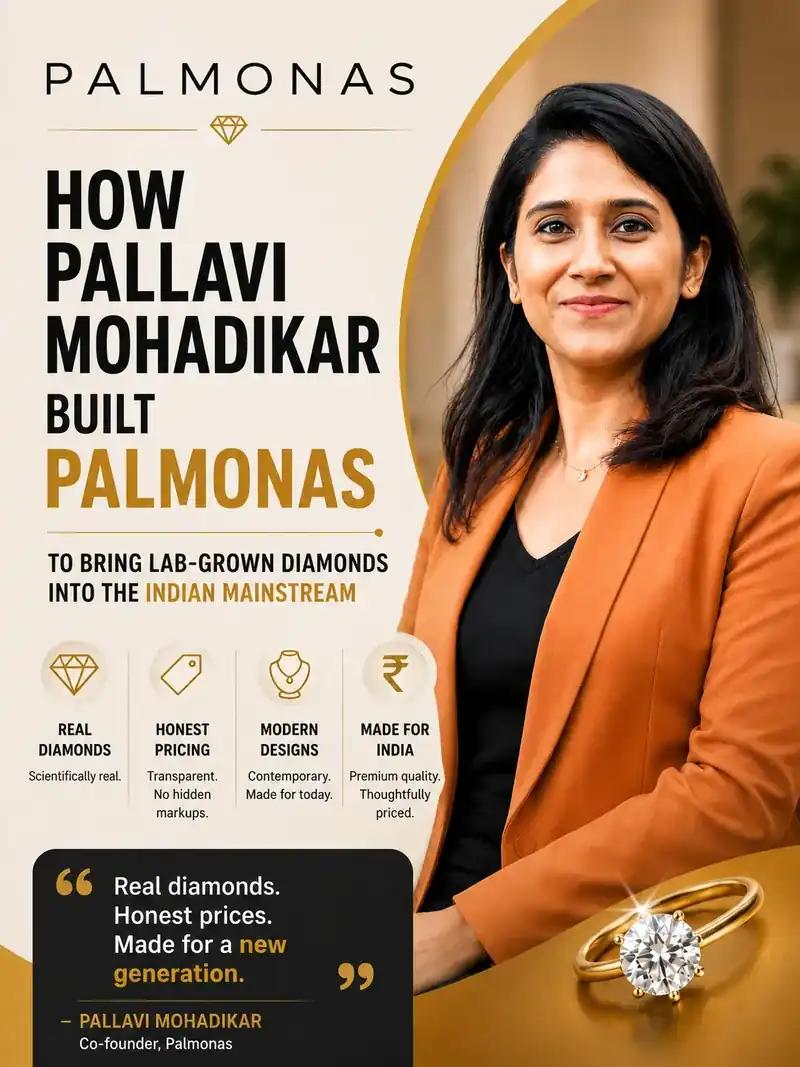 How Pallavi Mohadikar built Palmonas to bring lab-grown diamonds into the Indian mainstream