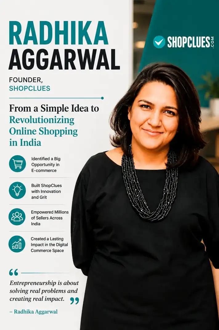 Radhika Aggarwal co-founded ShopClues, India’s first unicorn with a woman co-founder, and lived through its long unwinding