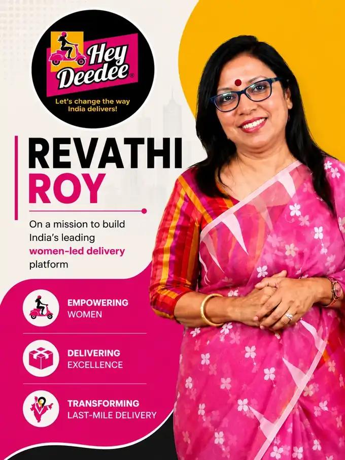 Revathi Roy put women behind the wheel, first in taxis, then in last-mile delivery