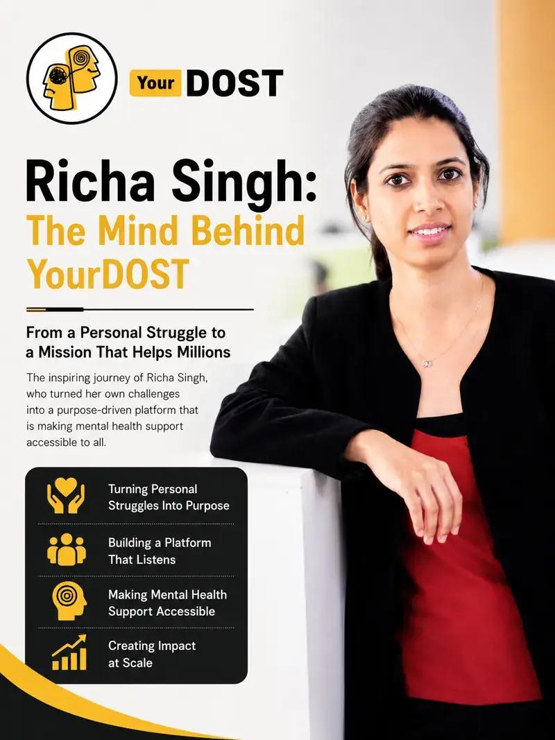 How Richa Singh built YourDOST to make asking for help normal