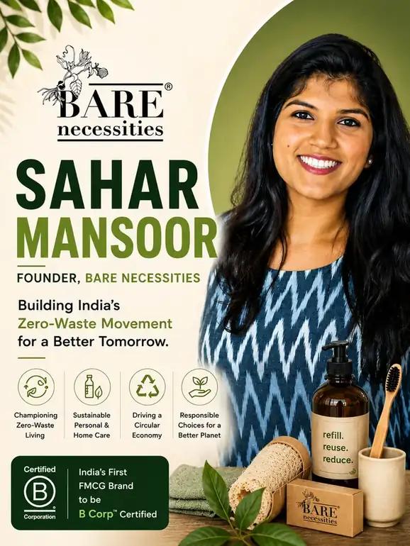 How Sahar Mansoor built Bare Necessities as a zero-waste company, not a green label
