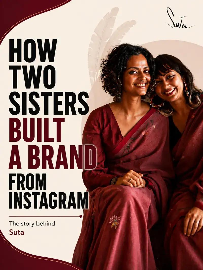 Sujata and Taniya Biswas left an IIT lab and an IIM-built consulting career to sell handloom sarees from a bedroom, and built Suta