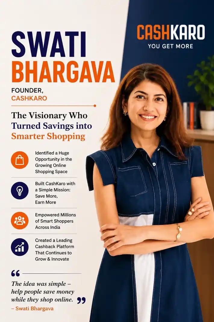 Swati Bhargava left Goldman Sachs in London to build CashKaro, now the country’s biggest cashback affiliate