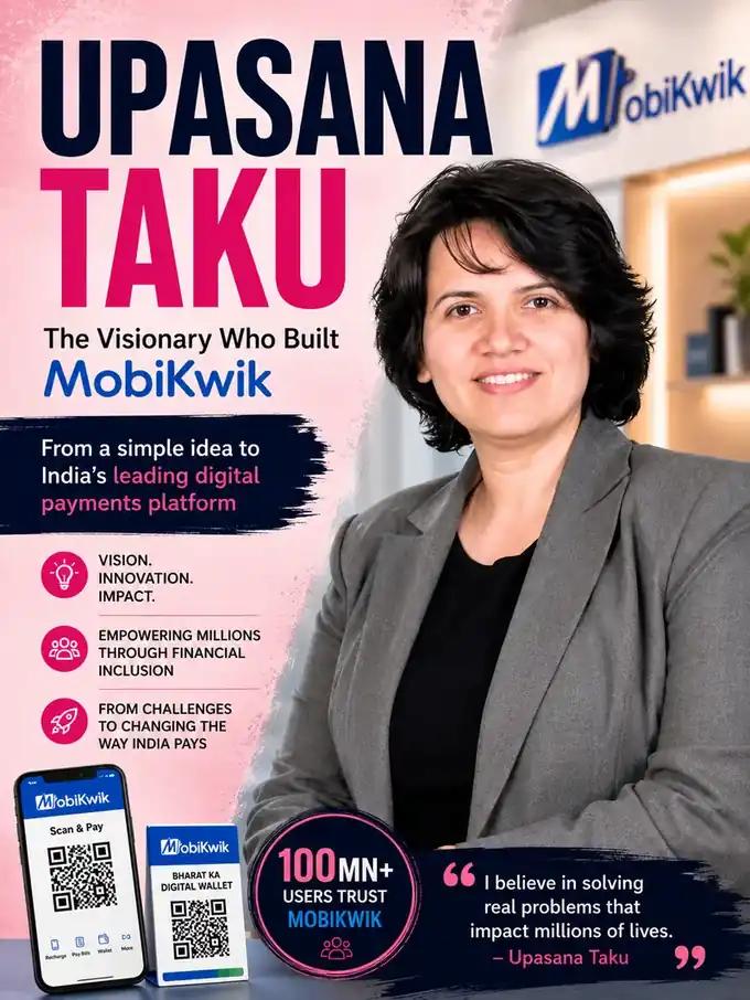 Upasana Taku left PayPal in Silicon Valley to build MobiKwik in Delhi