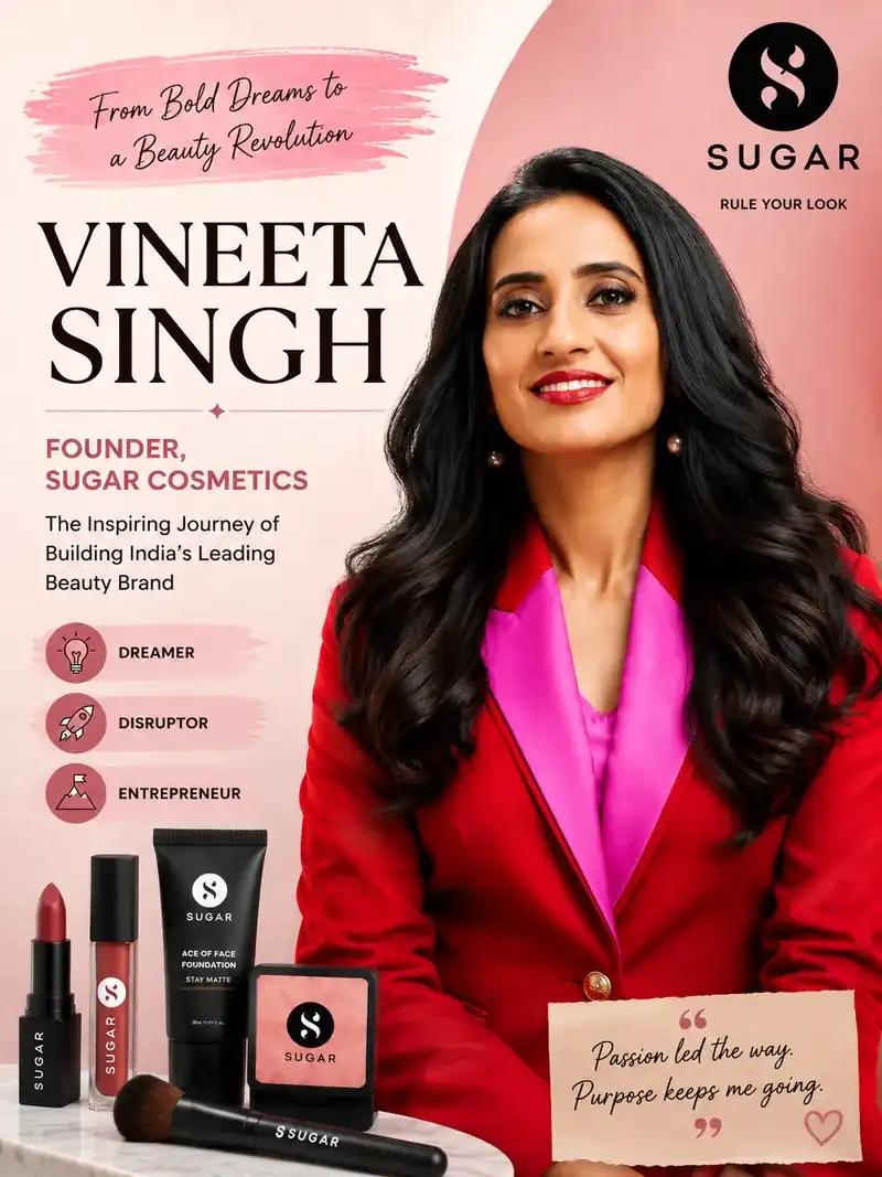 Vineeta Singh turned down a ₹1 crore offer, and built SUGAR Cosmetics
