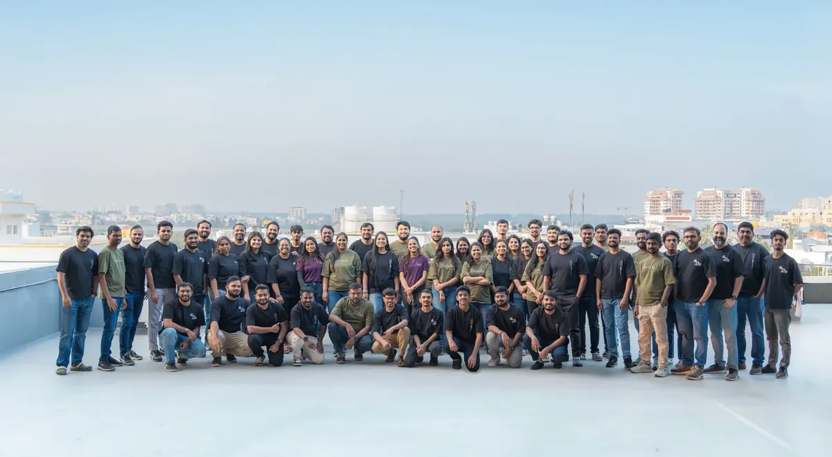 The innopay team, up to 150 people across its verticals, at the company's Bengaluru base