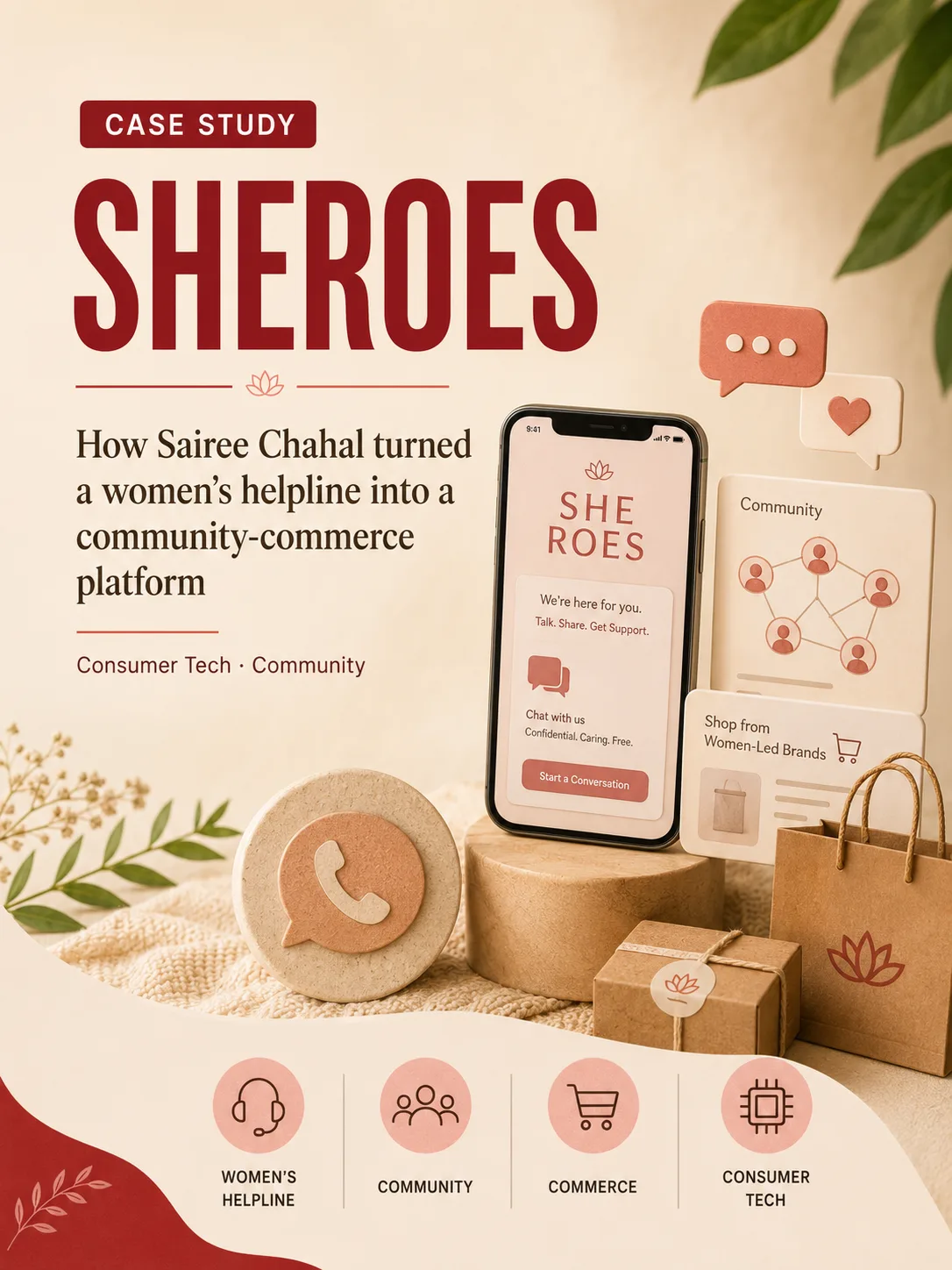 SHEROES, how Sairee Chahal turned a women’s helpline into a community-commerce platform